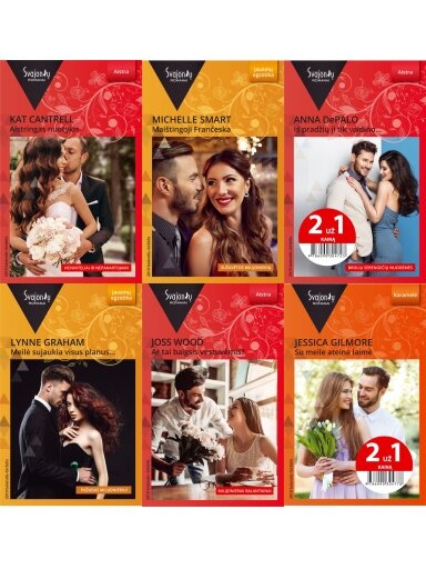 2019 balandis–birželis Svajonių romanų rinkinys (6 knygos) 2019 balandis–birželis Svajonių romanų rinkinys (6 knygos)