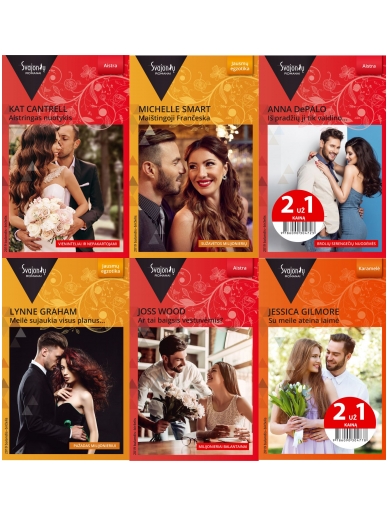 2019 balandis–birželis Svajonių romanų rinkinys (6 knygos) 2019 balandis–birželis Svajonių romanų rinkinys (6 knygos)
