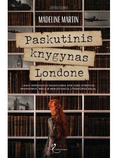 Madeline Martin. Paskutinis knygynas Londone (Knyga su defektais)