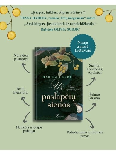 Marina Kemp. Už paslapčių sienos (Knyga su defektais) 3 Marina Kemp. Už paslapčių sienos (Knyga su defektais) 3