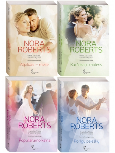 Nora Roberts. Oharlėjų šeima: Gyvenimas už scenos (4 knygos)