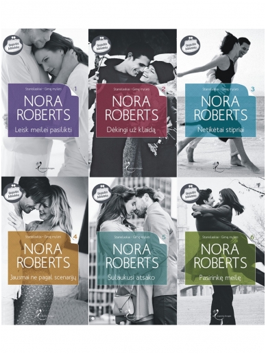 Nora Roberts. STANISLASKIAI • GIMĘ MYLĖTI (6 knygos) Nora Roberts. STANISLASKIAI • GIMĘ MYLĖTI (6 knygos)