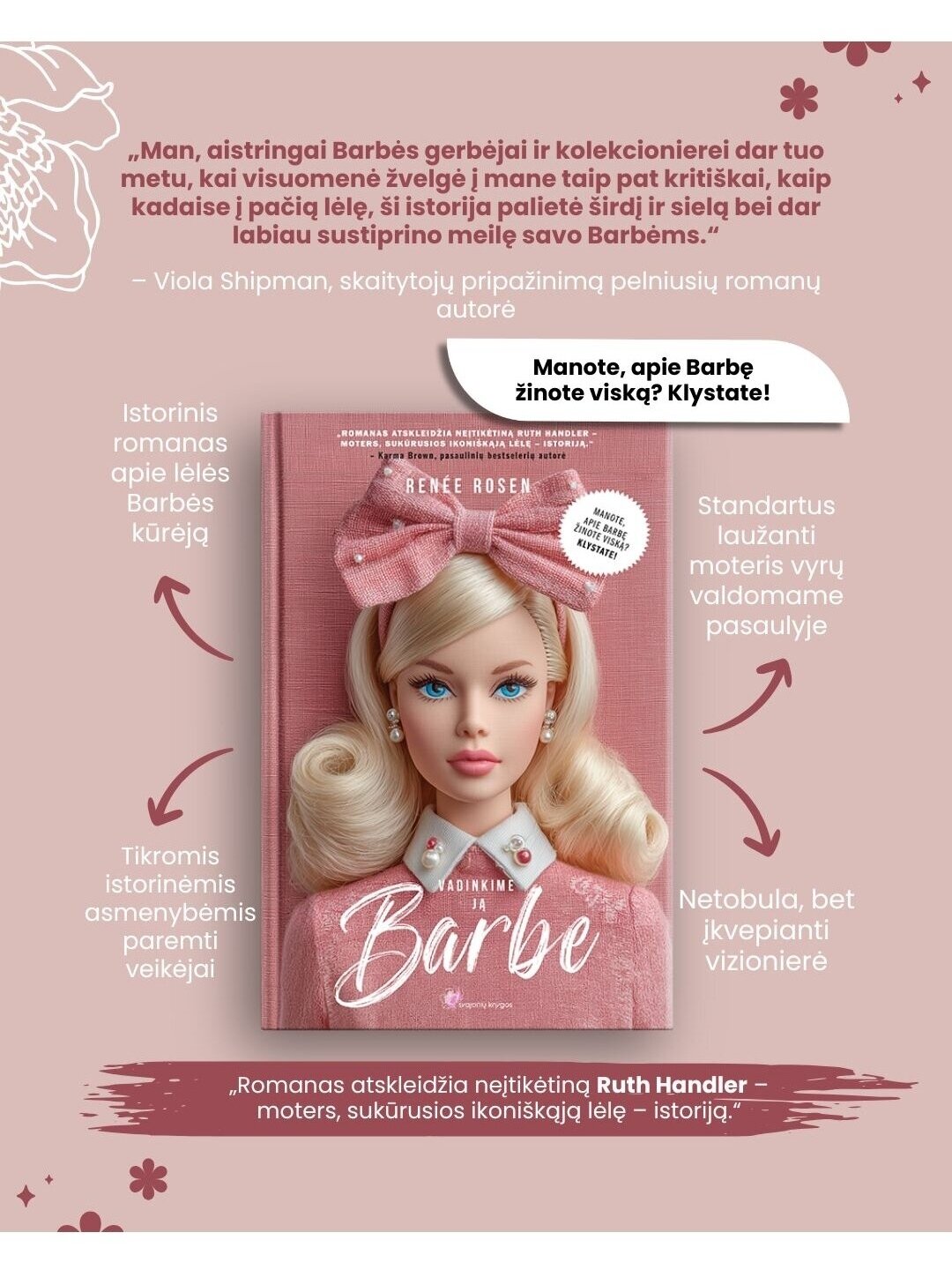 Renée Rosen. Vadinkime ją Barbe (Knyga su defektais) 2