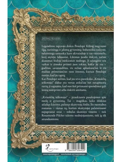Rosamunde Pilcher. Kriauklių ieškotojai (Knyga su defektais) 1