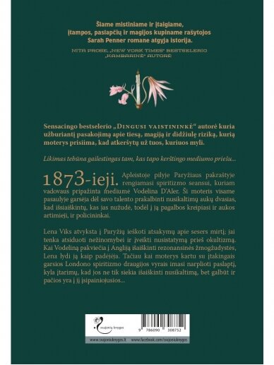 Sarah Penner. Dvasių užkalbėtoja (Knyga su defektais) 1 Sarah Penner. Dvasių užkalbėtoja (Knyga su defektais) 1