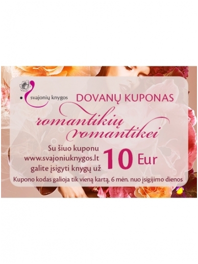 Svajonių knygų elektroninis DOVANŲ KUPONAS 10 Eur