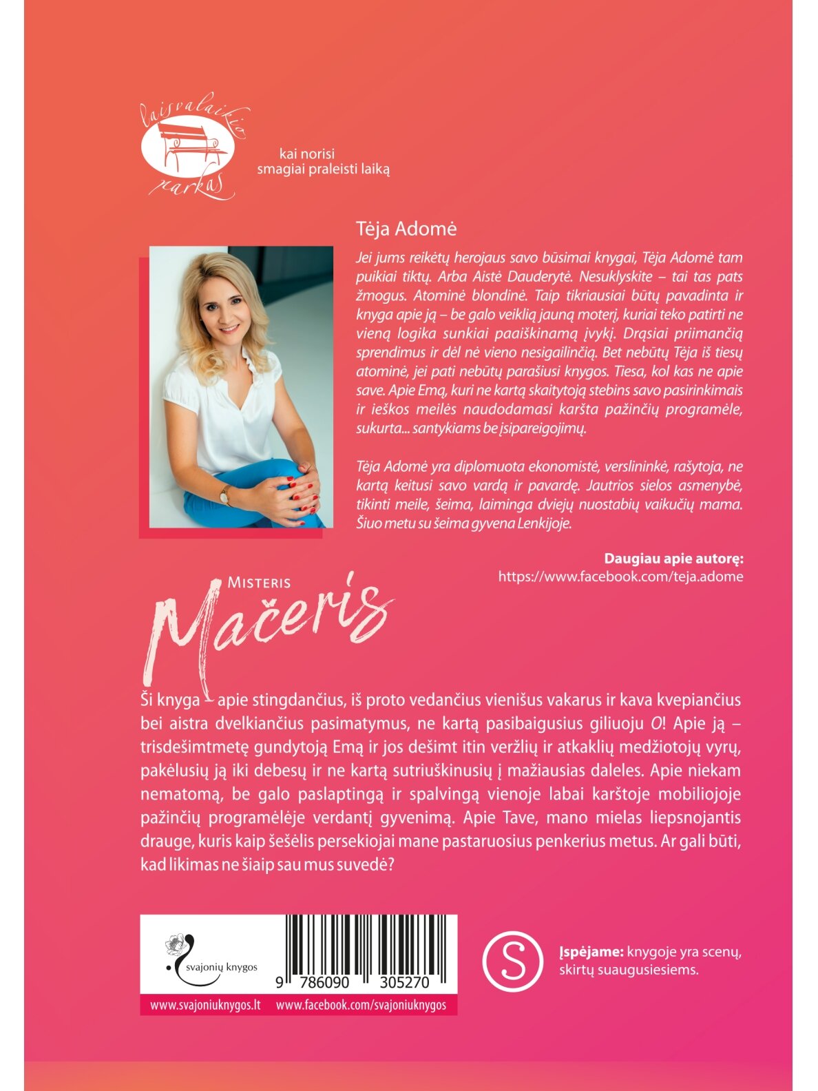 Tėja Adomė. Misteris Mačeris (Knyga su defektais) 1 Tėja Adomė. Misteris Mačeris (Knyga su defektais) 1