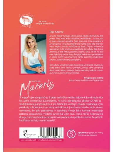 Tėja Adomė. Misteris Mačeris (Knyga su defektais) 1