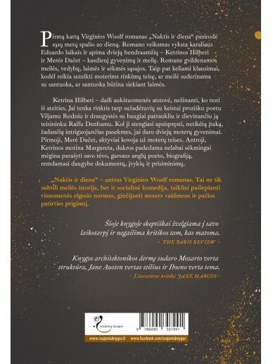 Virginia Woolf. Naktis ir diena (Knyga su defektais) 1